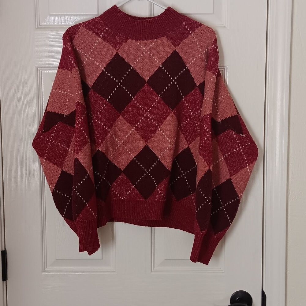 Red Plaid Sweater